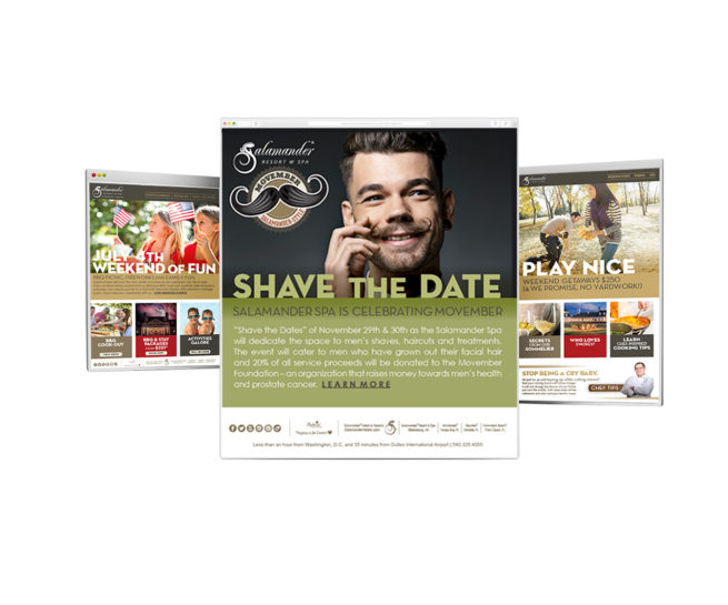 weekly email specials